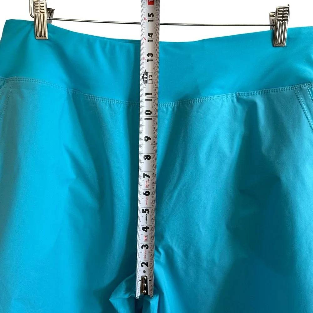 Gradual NEW Aqua Blue Lined Briefs 4 Way Stretch Shorts w/ Pockets Size XXL #441